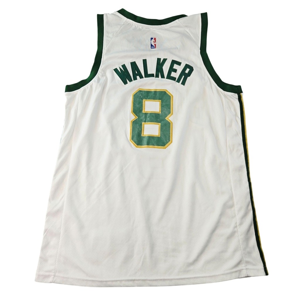 Nike Jersey 50 White Boston Walker 8 Swingman Basketball NBA Green
